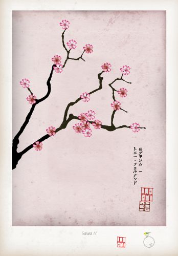 Cherry Blossom Print - Sakura IV by Tony Fernandes
